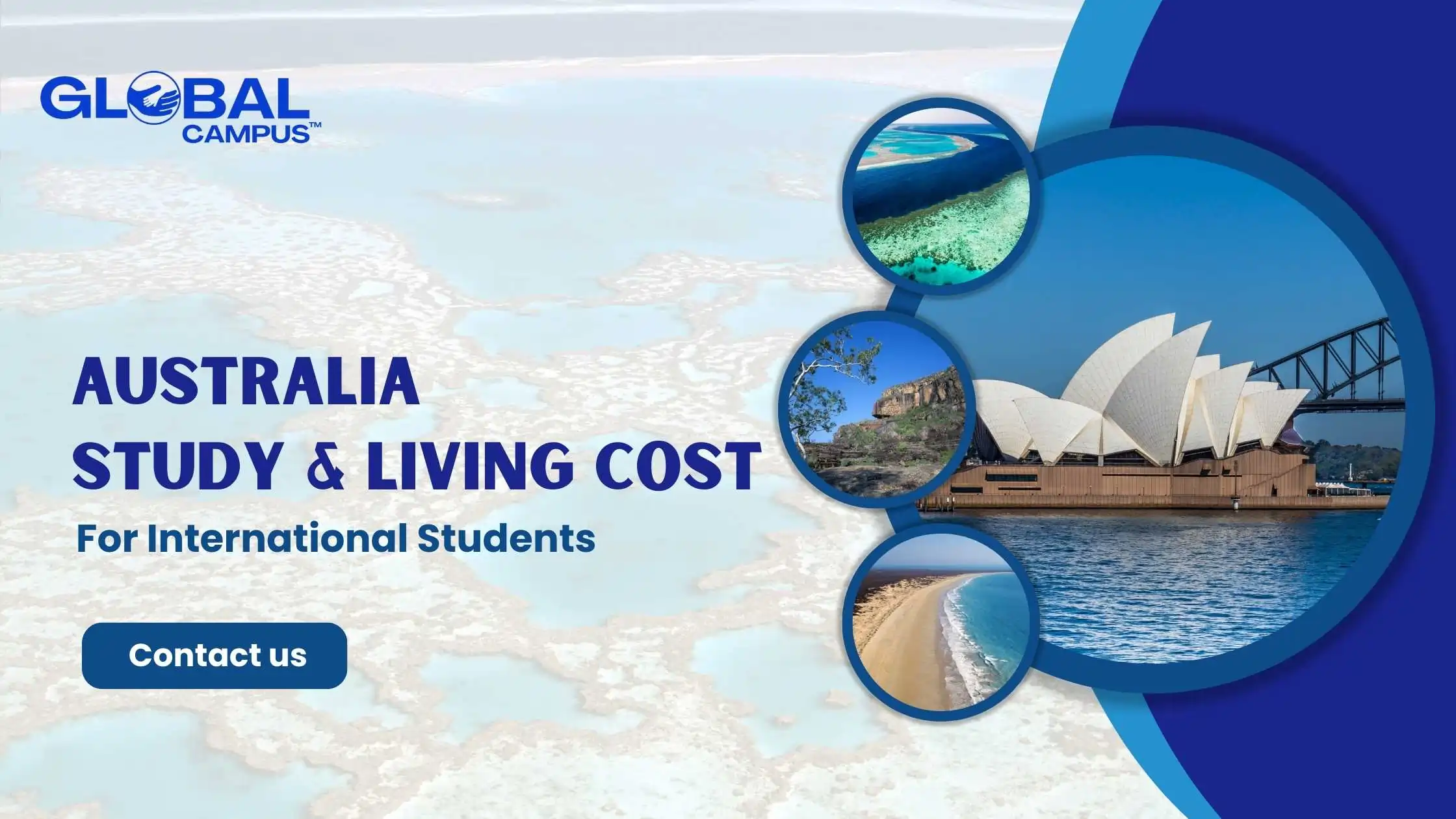 How much does it cost for overseas students to study and live in Australia?