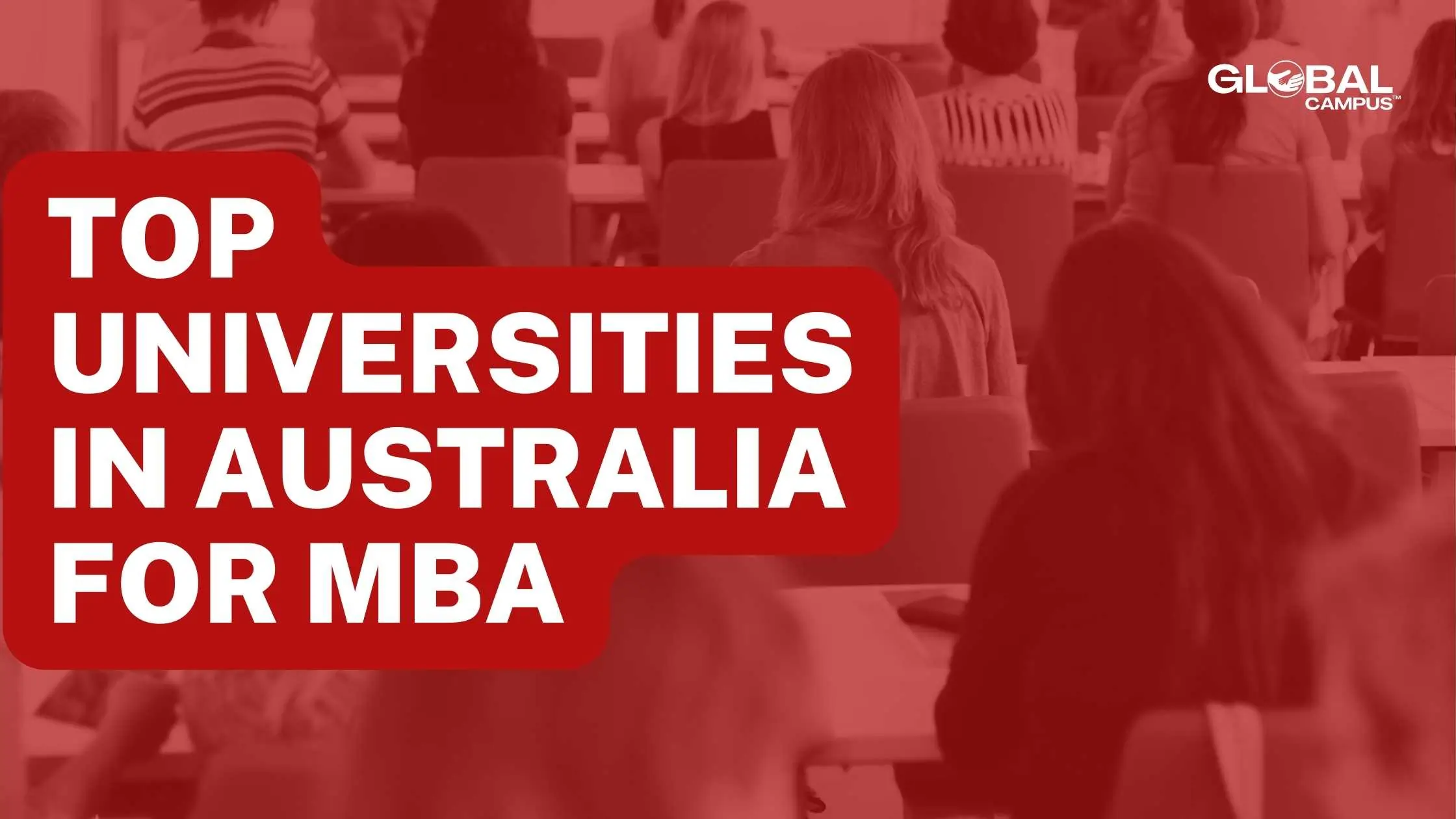 Students studying MBA from Top Universities in Australia.