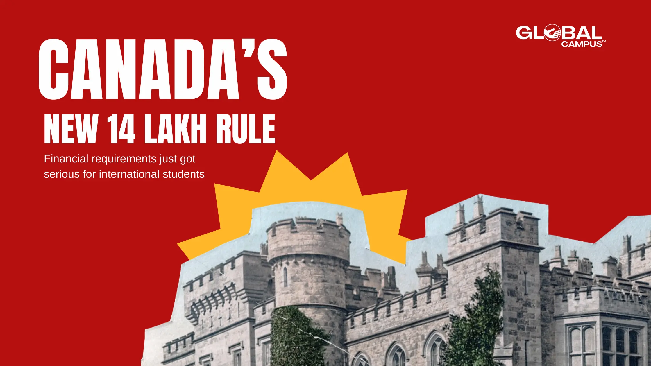 Canada's New ₹14 Lakh Rule: 2025 Study Abroad Changes